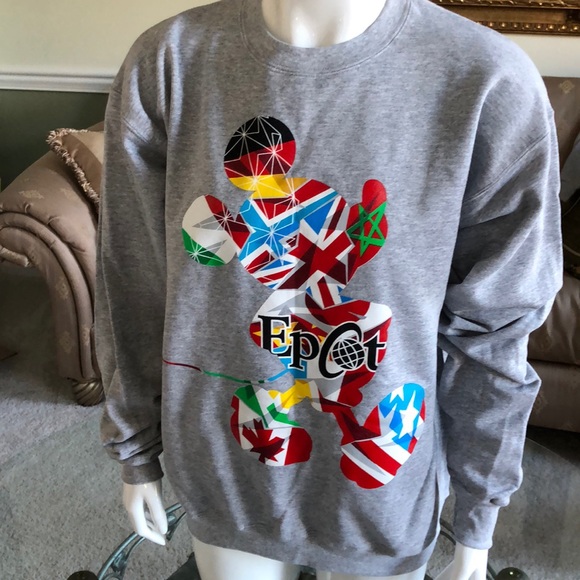 Disney Tops - Disney’s Epcot International Mickey Sweatshirt